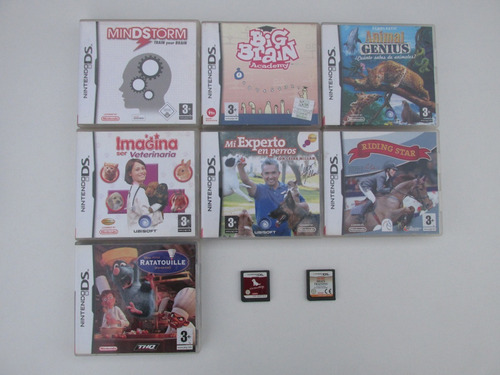 Lote X9 Juegos Originales Para Nintendo Ds