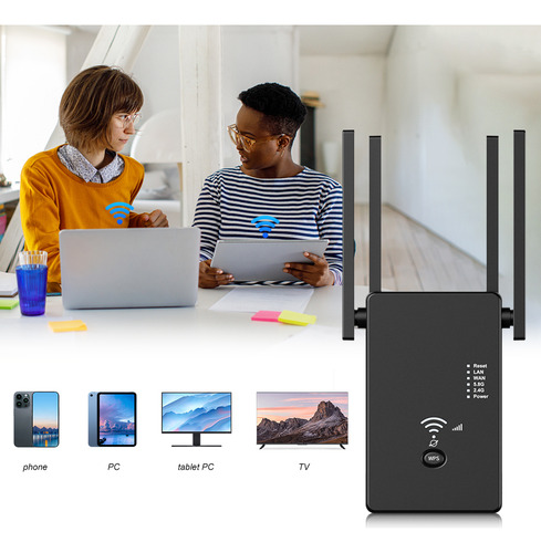 Repetidor Inalámbrico Repetidor 1200mbps Amplificador Wifi W
