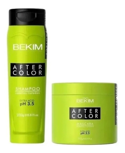 Kit Shampoo + Mascara After Color Ph Acido X 250 Gr Bekim 