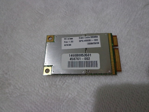 Placa Mini Pci Wireless Compaq  6710b  - Mc8775