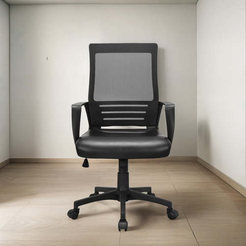 Yaheetech Silla De Computadora Acolchada De Cuero Con