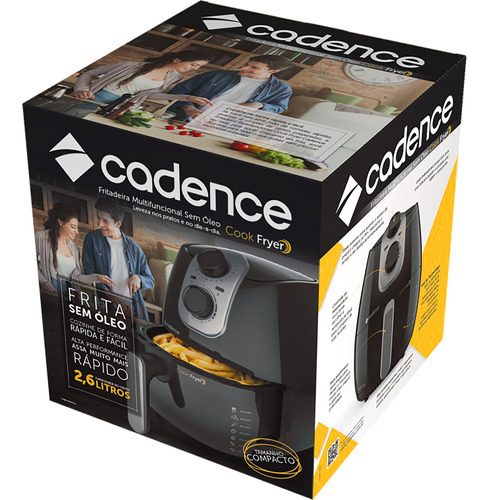 Fritadeira Sem Óleo Cook Fryer Frt525 2,6 L Cadence 110v