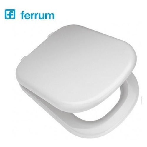 Imagen 2 de 8 de Asiento Tapa Inodoro Bari Blanco Polipropileno Tkxp Ferrum