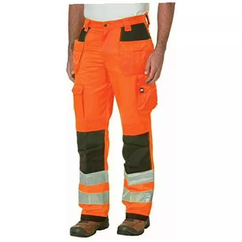 Caterpillar Pantalones de Trabajo para Hombre Fabricados con Tela