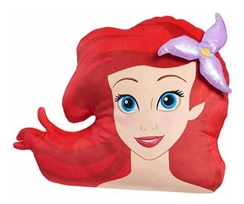 Disney Princess Character Head 12.5 Pulgadas De Felpa Ariel,