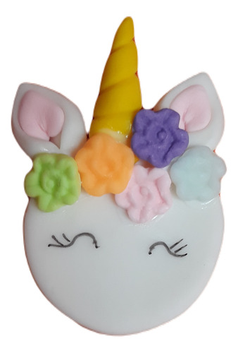Caritas De Unicornio En Porcelana Fria