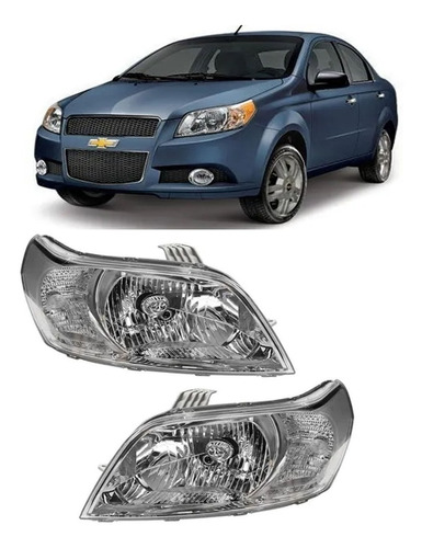 Juego Opticas Chevrolet Aveo 2011 2012 2013 2014 2015 G3