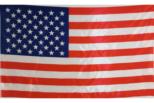 Bandera De Estados Unidos (tamaño 90x150 Cm) Doble Faz Tela