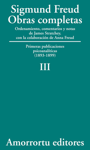 03. Obras Completas Sigmund Freud Primeras Publicaciones Psi