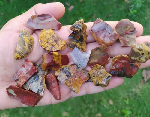 Jaspe Pedras Coloridas Bruto Cascalho Vários Tipos 3,5 Kg Vermelho Amarelo Cinza Branco Rosa Marrom