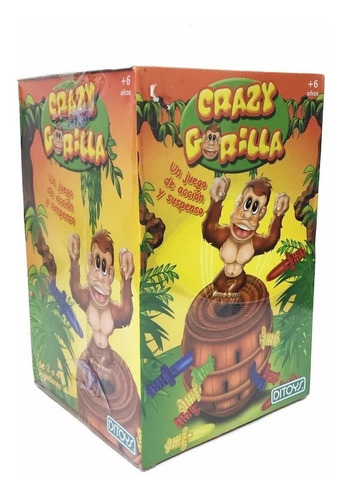 Crazy Gorilla Juego Gorila Con Espadas Ditoys Original