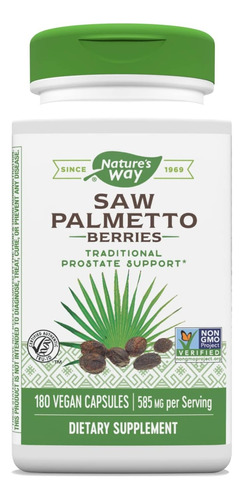Nature's Way Saw Palmetto Berries 100 Capsulas