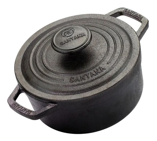 Caçarola Neo Com Tampa Ferro Fundido 18cm 1,7 Litros Santana