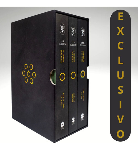 Trilogia O Senhor Dos Anéis - Box Completo Em Português: De J.r.r Tolkien, Traduzido Por Ronald Kyrmse