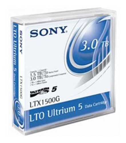 Fita De Dados Sony Lto-5 1.5tb / 3.0tb Ltx1500g