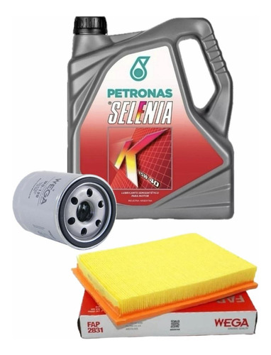 Aceite Selenia 5w30 Y Filtro Aire Y Aceite  Fiat Palio Siena