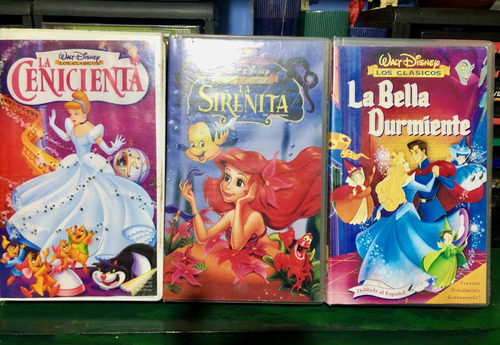 Lote De 15 Peliculas Vhs Disney Originales (Usado)