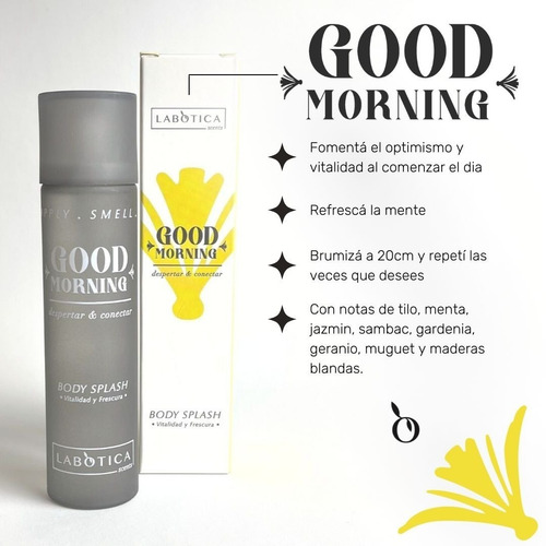 Imagen 6 de 7 de Kitx2 Labotica Splash Aromaterapia Good Karma Good Morning