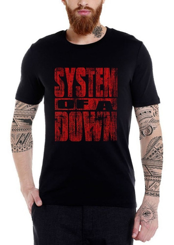 Camiseta System Of A Down Camisa De Bandas Rock M-1