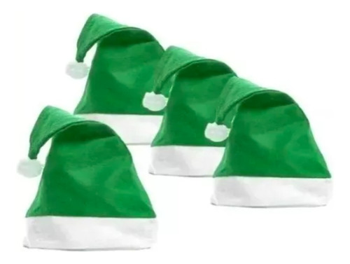 38 Gorros Navideños Santa Claus Navidad Posada Rojo Y Verde