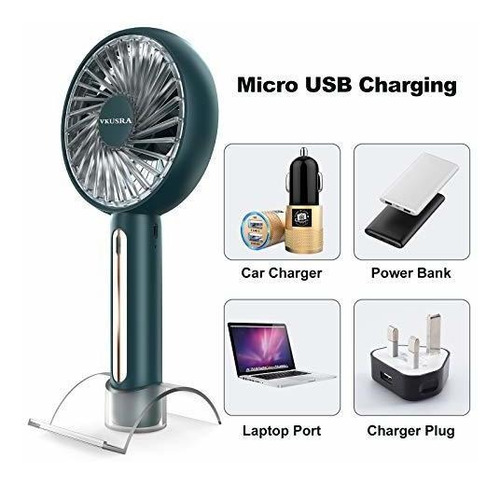 Mini Ventilador Pequeño Escritorio Personal Portatil 4