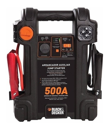 Arrancador, Compresor (kit De Emergencia Para Carro,500 Amp)
