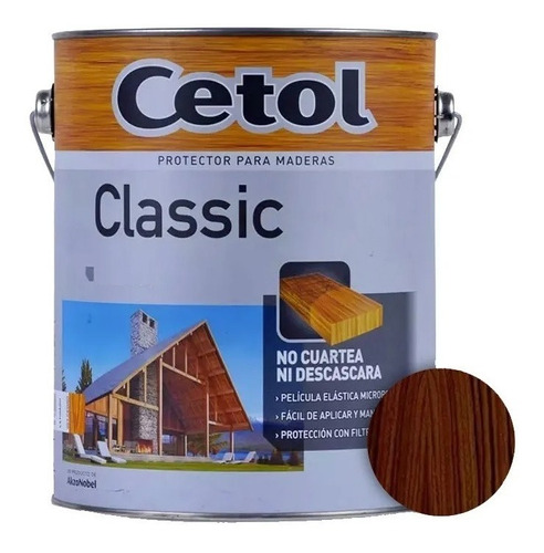 Cetol Exterior Brillante 4lt Protector Madera