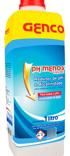 Genco Redutor Ph-alcalinidade 1lt