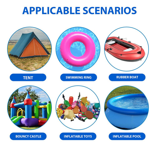 R 30 Piezas De Parches De Reparación Inflables, Juego De 1