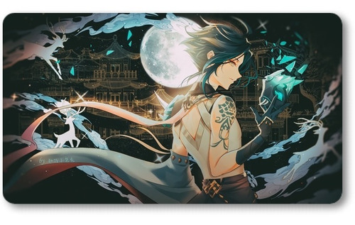 Mousepad Xl 58x30cm Cod.586 Anime Xiao Genshin Impact