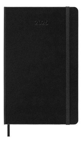 Agenda Moleskine 2025 Semanal Vertical, Tapa Dura Large 144p