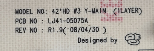 Placa Y-sus Samsung Pl42a450p1 Lj41-05075a