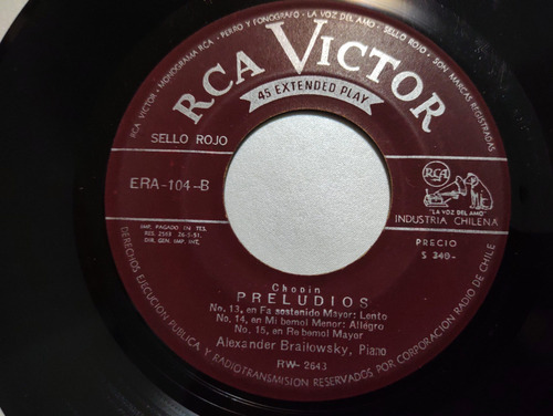 Vinilo Single De Alexander Brailowscki - Chopin ( E30 (Usado)