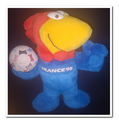 Footix Mundial Francia 1998, 30x25 Cms. Aprox.