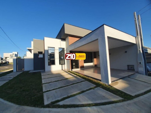 Imagem 1 de 20 de Ca09623 - Casa Espetacular Estilo Neoclássico - Condomínio Park Real - Z10 Imóveis Indaiatuba - At 202 M² At 145m² 03 Dormitórios - Ca09623 - 70030824