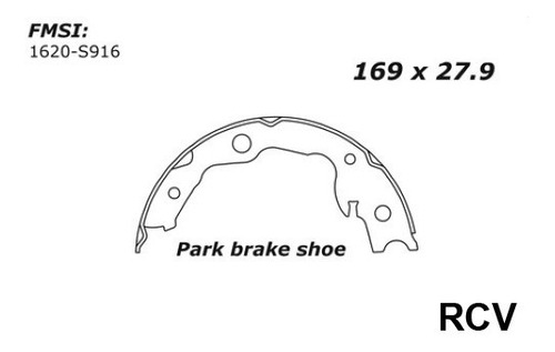 Balata Freno Mano Para Nissan Rogue  2009