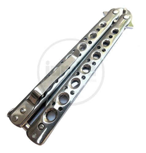 Navaja Mariposa Balisong Plate C/filo Traba Clip Tac Force