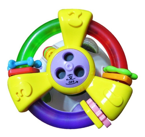 Imagen 2 de 7 de Juguete Para Bebe Proyector Musical Giratorio Zippy