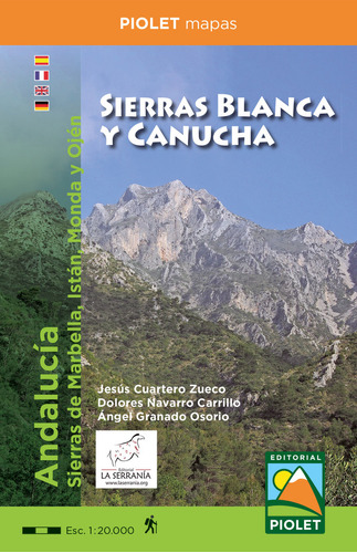 Sierras Blanca Y Canucha Escala 1:20,000 - Piolet,editorial