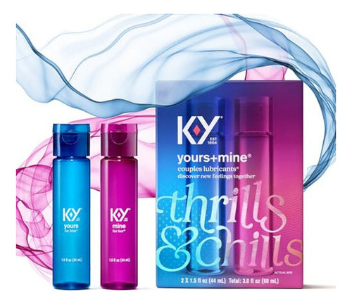 Lubricante Intimo  K-y Yours + Mine Couples Sex Lube, Emocio