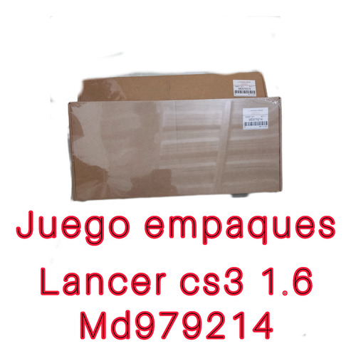 Juego  O Kit  De Empaques Mitsubishi Lancer Cs3 Del  2002 +