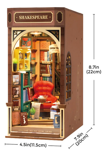 Rompecabezas De Madera 3d Rincón De Libros Robotime