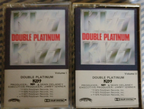 Kiss Double Platinum Cassette Usa Impecable