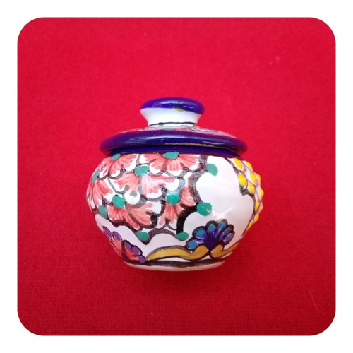 Imagen 3 de 5 de Set 15 Alhajeritos De Talavera Poblana Redondo Color 5cm Lhj