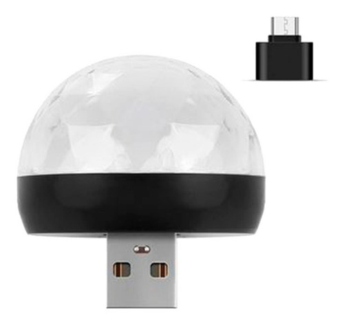 Imagen 6 de 8 de Pack X 6 Magic Usb Media Bola Rgb Anticipe Regalo De Navidad