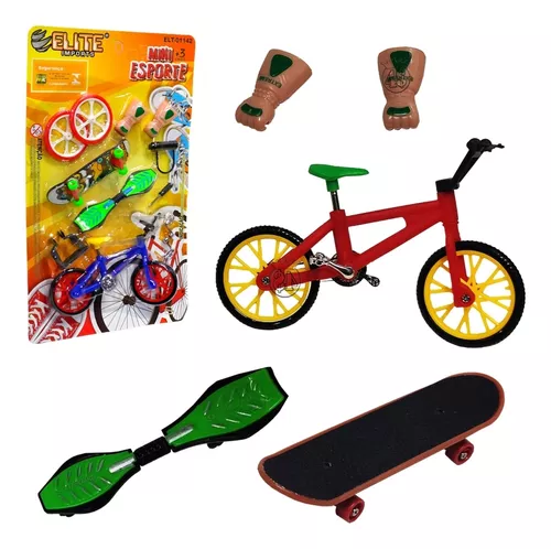 Skate De Dedo Fingerboard Bicicleta Patins Waveboard Brinque