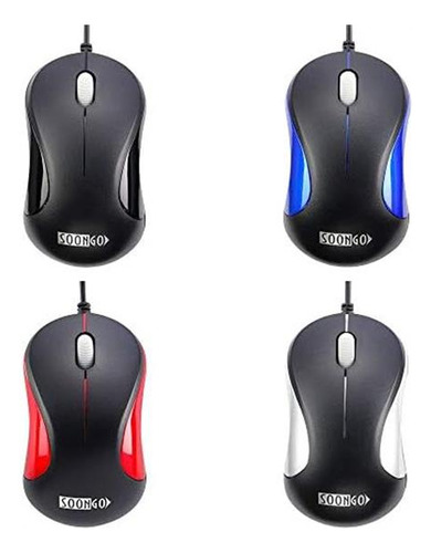 Mouse Soongo Con Cable/negro