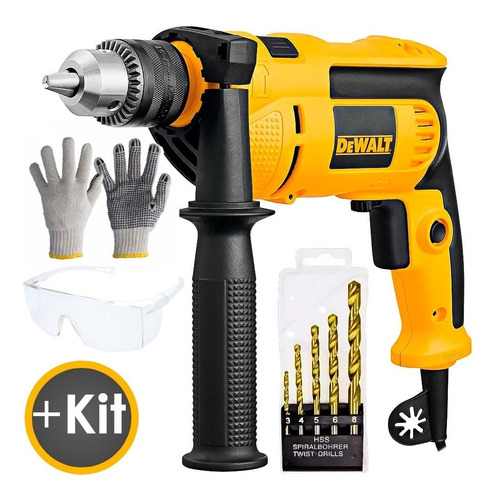 Furadeira Impacto Parafusadeira 1/2 710w Dwd502 Dewalt + Kit