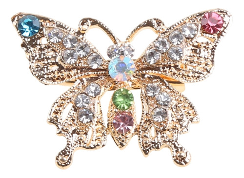 Broche Vintage Con Diseño De Mariposa Para Diamantes De Imit