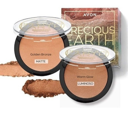 Avon Polvo Facial Efecto Bronceado Precious Earth Luana9902